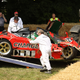 Illustration for article titled NOOOO! A Mazda 767B Race Car Bites The Dust At Goodwood